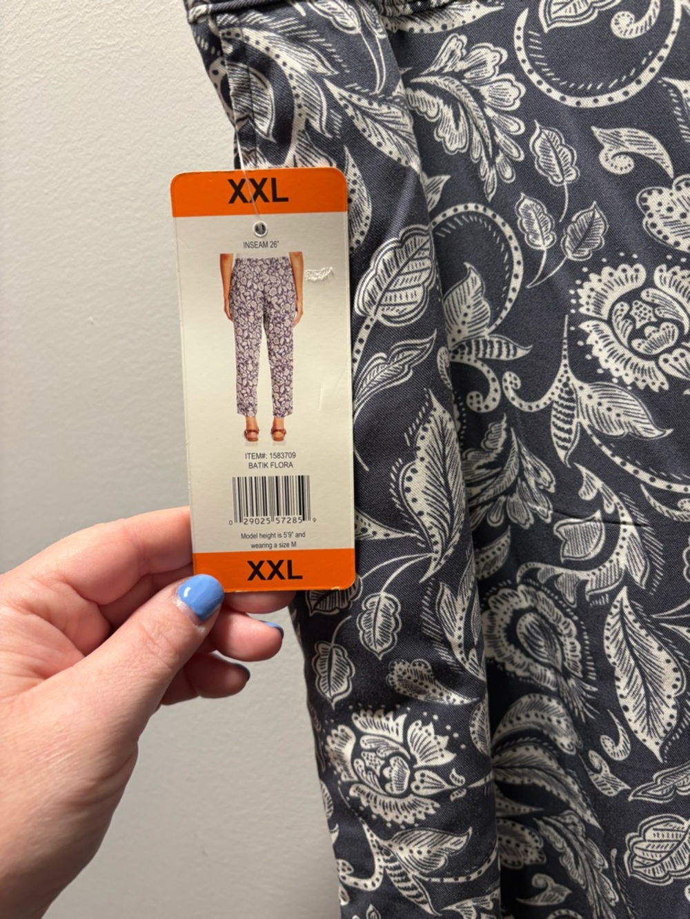 NWT Jessica Simpson Pant Batik Flora - Picture 7 of 12
